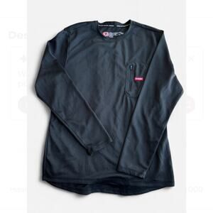 Wrangler Workwear Black Long Sleeve Shirt